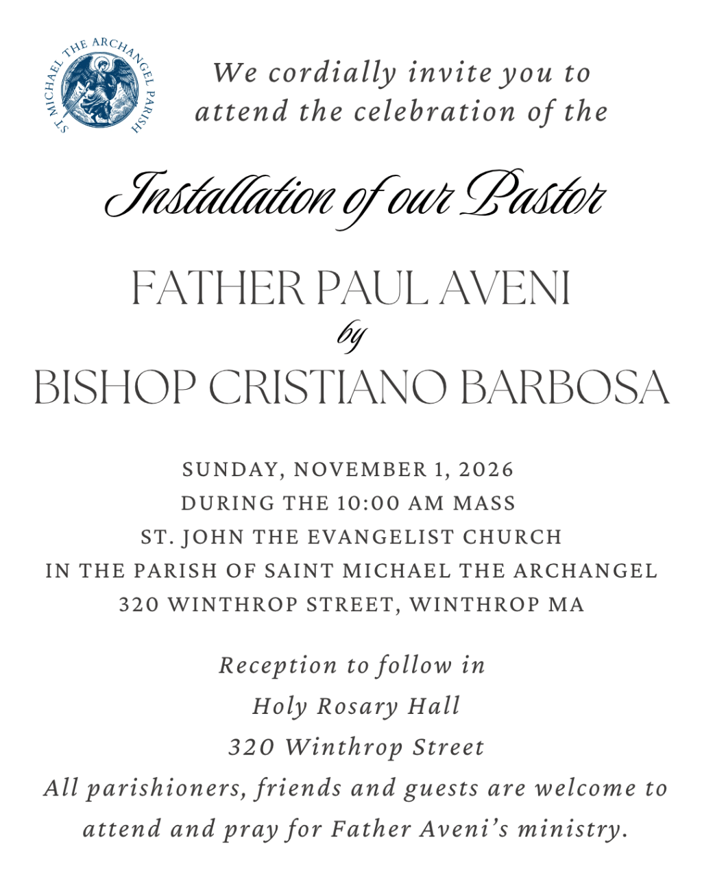 Formal Invitation